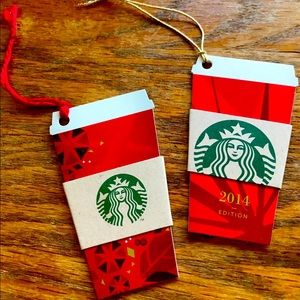 Stocking stuffers or secret santa gift, Collectible Starbucks $$ fill-able cards